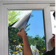 Anti   -  inkijk folie  spiegelend  | statisch |