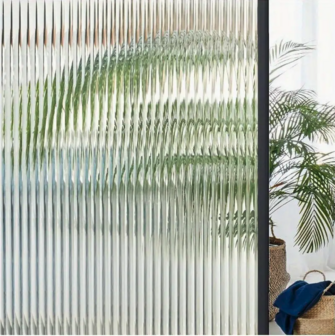 Decoratief | Premium | Statisch| Ribbelglas