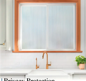 Decoratief | Premium | Statisch| Ribbelglas | Mat