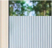 Decoratief | Premium | Statisch| Ribbelglas | Mat