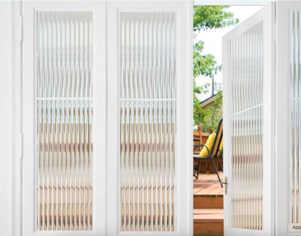 Decoratief | Premium | Statisch| Ribbelglas