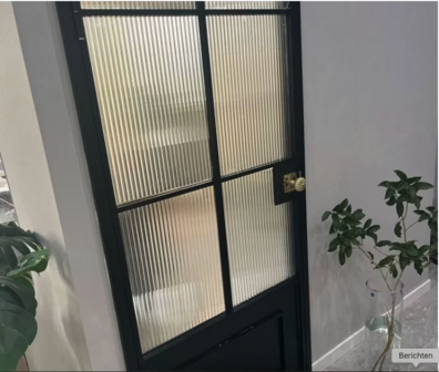 Decoratief | Premium | Statisch| Ribbelglas