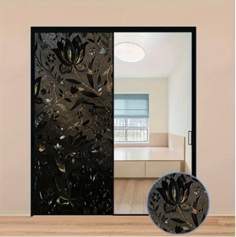 Decoratief | Premium | Statisch| Black Flower