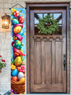 Banner met Paas eieren 01