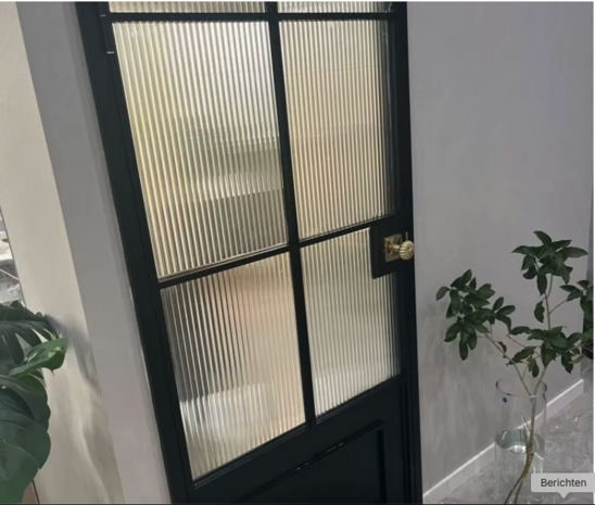 Decoratief | Premium | Statisch| Ribbelglas