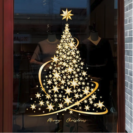 Kerstboom Gouden Sterren