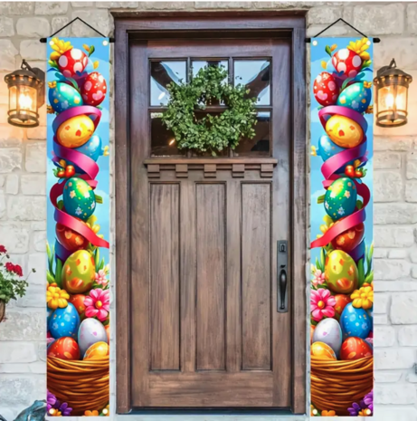 Banner met Paas eieren 01