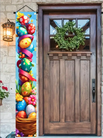 Banner met Paas eieren 01