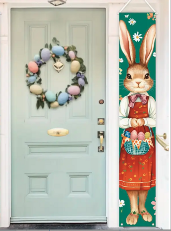 Banner Paashaas vrouw