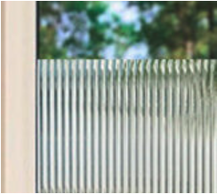 Decoratief | Premium | Statisch| Ribbelglas