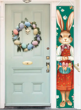 Banner Paashaas vrouw